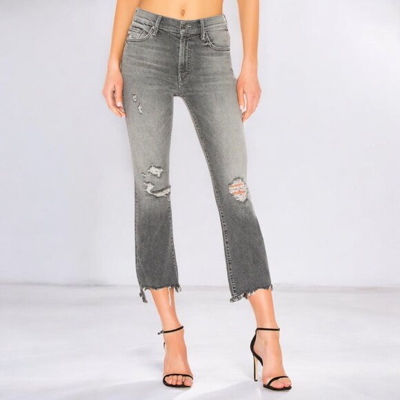 Mother The Insider Crop Step Chew Jean Size 26 - Picture 1 of 12